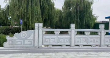 徐州 芝麻灰桥栏杆、河道栏杆安装效果