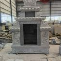 徐州 芝麻灰高档墓碑、土墓，一套也支持定做