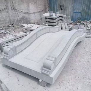 徐州 芝麻灰花岗岩园林景观 小石桥