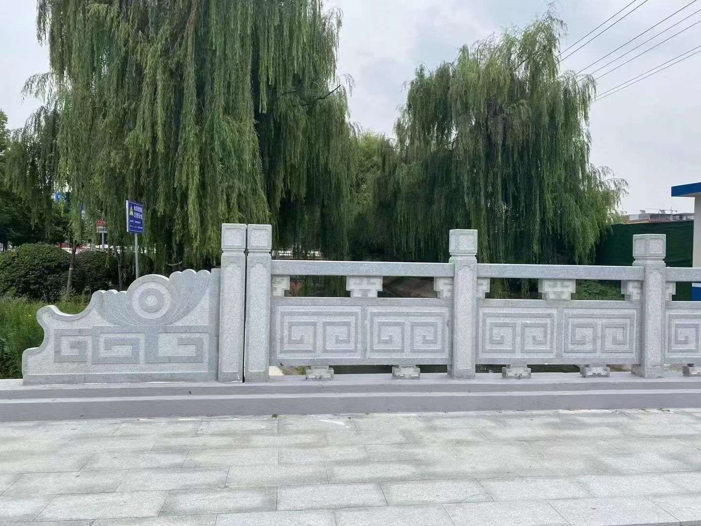 徐州 芝麻灰桥栏杆、河道栏杆安装效果